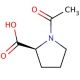 (S)-1-Acetyl-pyrrolidine-2-carboxylic acid (CAS 68-95-1) - chemical structure image