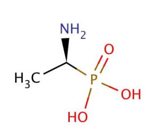 (S)-(&plus;)-1-Aminoethylphosphonic acid (CAS 66068-76-6) - chemical structure image