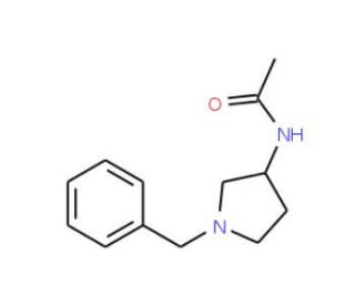 (S)-(&minus;)-1-Benzyl-3-acetamidopyrrolidine, 98%, ee (CAS 114636-30-5) - chemical structure image