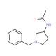 (S)-(−)-1-Benzyl-3-acetamidopyrrolidine, 98%, ee (CAS 114636-30-5) - chemical structure image