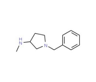 (S)-1-benzyl-3-methylaminopyrrolidine (CAS 169749-99-9) - chemical structure image