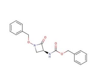 (S)-[1-(Benzyloxy)-2-oxo-3-azetidinyl]carbamic Acid Benzyl Ester (CAS 71404-99-4) - chemical structure image