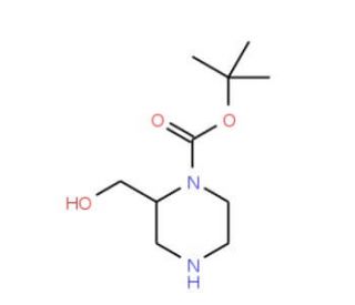 (S)-1-Boc-2-hydroxymethylpiperazine (CAS 1030377-21-9) - chemical structure image
