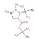(S)-(−)-1-Boc-2-tert-butyl-3-methyl-4-imidazolidinone (CAS 119838-38-9) - chemical structure image