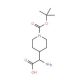 (S)-1-Boc-4-(aminocarboxymethyl)piperidine (CAS 368866-11-9) - chemical structure image