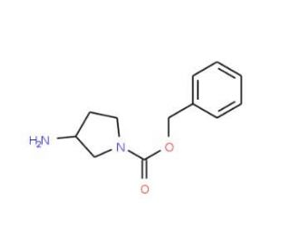 (S)-(&plus;)-1-Cbz-3-aminopyrrolidine (CAS 122536-72-5) - chemical structure image