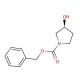 (S)-(+)-1-Cbz-3-pyrrolidinol (CAS 100858-32-0) - chemical structure image