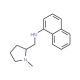 (S)-(−)-1-Methyl-2-(1-naphthylaminomethyl)pyrrolidine (CAS 82160-07-4) - chemical structure image