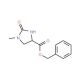 (S)-1-Methyl-2-oxo-imidazolidine-4-carboxylic acid benzyl ester (CAS 89371-35-7) - chemical structure image