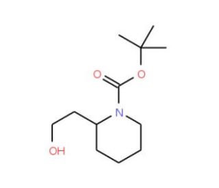 (S)-1-N-Boc-piperidine-2-ethanol (CAS 199942-74-0) - chemical structure image