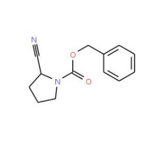 (S)-1-N-Cbz-2-cyano-pyrrolidine (CAS 63808-36-6) - chemical structure image