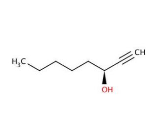 (S)-(&minus;)-1-Octyn-3-ol (CAS 32556-71-1) - chemical structure image