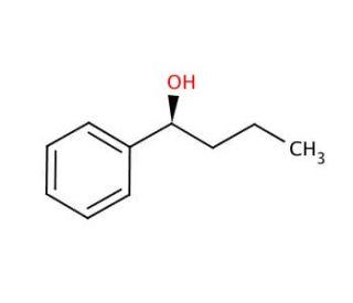 (S)-(&minus;)-1-Phenyl-1-butanol (CAS 22135-49-5) - chemical structure image