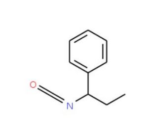 (S)-(&minus;)-1-Phenylpropyl isocyanate (CAS 164033-12-9) - chemical structure image