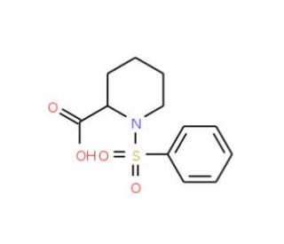 (S)-1-(Phenylsulfonyl)pipecolinic acid - chemical structure image