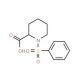 (S)-1-(Phenylsulfonyl)pipecolinic acid - chemical structure image