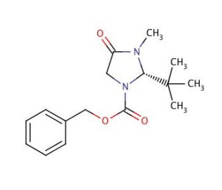 (S)-1-Z-2-tert-Butyl-3-methyl-4-imidazolidinone (CAS 119906-49-9) - chemical structure image