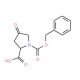 (S)-1-Z-4-oxopyrrolidine-2-carboxylic acid (CAS 64187-47-9) - chemical structure image