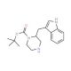 (S)-2-(1H-Indol-3-ylmethyl)piperazine, N1-BOC protected (CAS 947685-14-5) - chemical structure image
