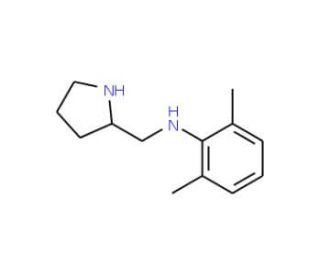 (S)-(&plus;)-2-(2,6-Xylidinomethyl)pyrrolidine (CAS 70371-56-1) - chemical structure image
