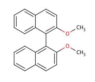 (S)-(&minus;)-2,2&prime;-Dimethoxy-1,1&prime;-binaphthalene (CAS 75640-87-8) - chemical structure image