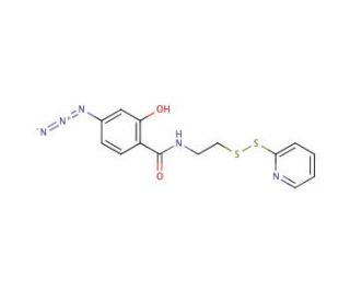 S-[2-(4-Azidosalicylamido)ethylthio]-2-thiopyridine (CAS 164575-82-0) - chemical structure image