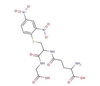 S-(2,4-Dinitrophenyl)-Glutathione (CAS 26289-39-4) - chemical structure image