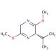 (S)-2,5-Dihydro-3,6-dimethoxy-2-isopropylpyrazine (CAS 78342-42-4) - chemical structure image