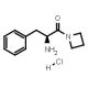 (S)-2-Amino-1-azetidin-1-yl-3-phenyl-propan-1-one; hydrochloride (CAS 1162654-35-4) - chemical structure image