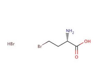 (S)-(&plus;)-2-Amino-4-bromobutyric acid hydrobromide (CAS 15159-65-6) - chemical structure image