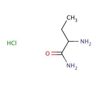 (S)-2-Aminobutyramide Hydrochloride (CAS 7682-20-4) - chemical structure image