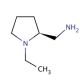 (S)-(−)-2-Aminomethyl-1-ethylpyrrolidine (CAS 22795-99-9) - chemical structure image