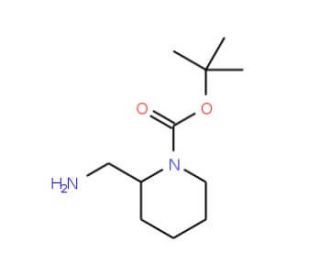 (S)-2-Aminomethyl-1-N-Boc-piperidine (CAS 475105-35-2) - chemical structure image