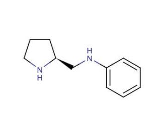 (S)-(&plus;)-2-(Anilinomethyl)pyrrolidine (CAS 64030-44-0) - chemical structure image
