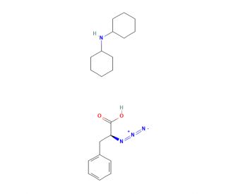(S)-2-Azido-3-phenylpropionic acid (dicyclohexylammonium) salt (CAS 79410-36-9) - chemical structure image