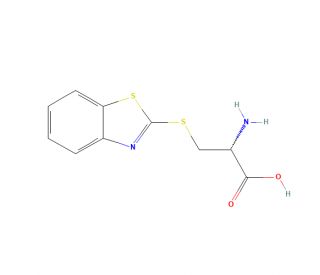 S-2-Benzothiazolyl-L-cysteine (CAS 399-82-6) - chemical structure image