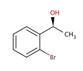 (S)-(&minus;)-2-Bromo-&alpha;-methylbenzyl alcohol (CAS 114446-55-8) - chemical structure image