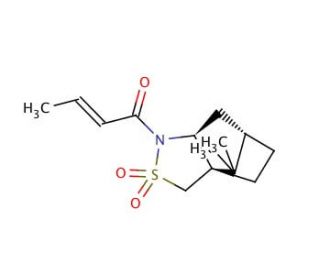 (S)-(&plus;)-(2-Butenoyl)-2,10-camphorsultam (CAS 94594-81-7) - chemical structure image