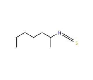 (S)-(&plus;)-2-Heptyl isothiocyanate (CAS 737000-94-1) - chemical structure image