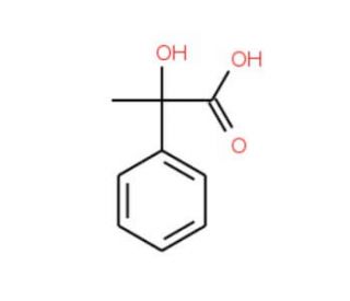 (S)-(&plus;)-2-Hydroxy-2-phenylpropionic acid (CAS 13113-71-8) - chemical structure image