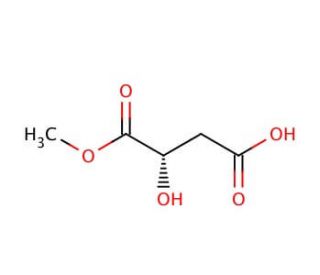 (S)-2-Hydroxysuccinic Acid Methyl Ester (CAS 66212-45-1) - chemical structure image