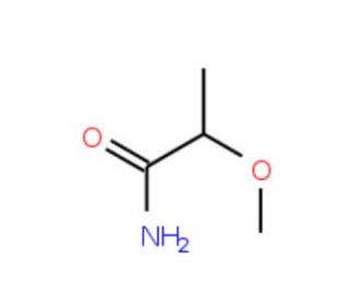 (S)-(&minus;)-2-Methoxypropionamide (CAS 336111-20-7) - chemical structure image
