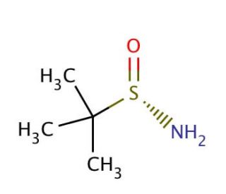 (S)-(&minus;)-2-Methyl-2-propanesulfinamide (CAS 343338-28-3) - chemical structure image