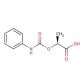 (S)-(−)-2-(Phenylcarbamoyloxy)propionic acid (CAS 102936-05-0) - chemical structure image