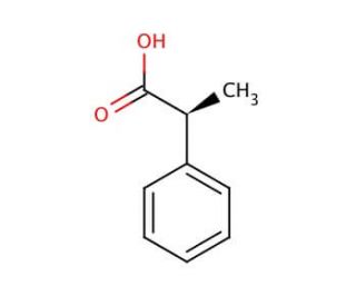 (S)-(&plus;)-2-Phenylpropionic acid (CAS 7782-24-3) - chemical structure image
