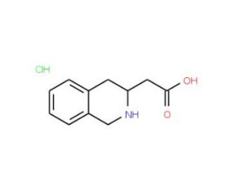 (S)-2-Tetrahydroisoquinoline acetic acid hydrochloride (CAS 270082-22-9) - chemical structure image