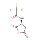 (S)-(−)-2-(Trifluoroacetamido)succinic anhydride (CAS 777-33-3) - chemical structure image