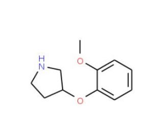(S)-3-(2-Methoxyphenoxy)pyrrolidine (CAS 788123-19-3) - chemical structure image