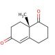 (S)-(+)-3,4,8,8a-Tetrahydro-8a-methyl-1,6(2H,7H)-naphthalenedione (CAS 33878-99-8) - chemical structure image
