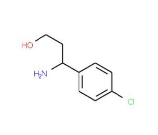 (S)-3-(4-chlorophenyl)-beta-alaninol (CAS 886061-26-3) - chemical structure image